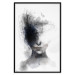 Wall Poster Cosmic Thought - portrait of a female face in an abstract composition 131827 additionalThumb 18