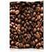 Folding Screen Roasted Coffee Beans (3-piece) - composition of brown coffee beans 133327