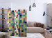 Room Divider Millions of Colors (3-piece) - colorful geometric background with mosaic 133427 additionalThumb 4