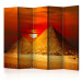 Room Divider Pyramids in Giza - sunset II - landscape of Egyptian pyramids 133727