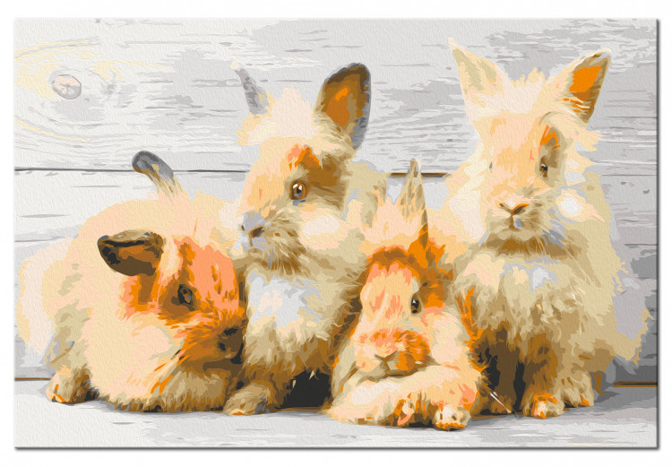 Paint by Number Kit Four Bunnies 134527 additionalImage 6