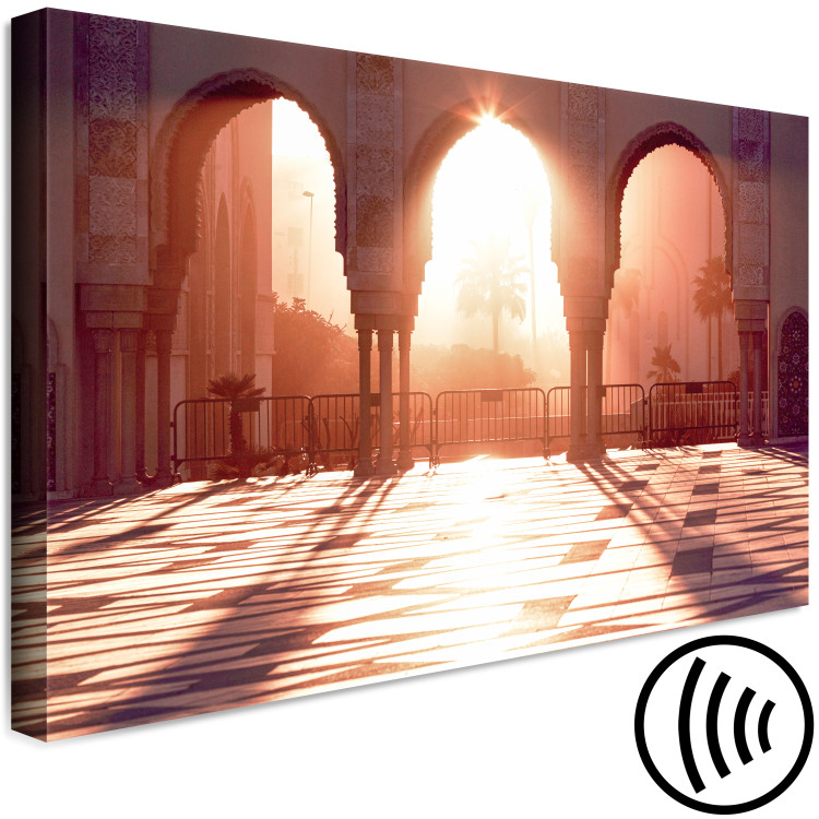 Canvas Art Print Morning Sun (1-piece) Wide - summer city architecture 134727 additionalImage 6