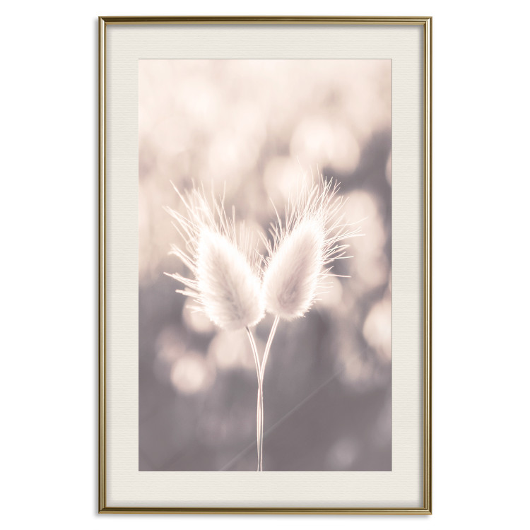Wall Poster Land of Serenity - warm composition with delicate pink flowers 135827 additionalImage 19