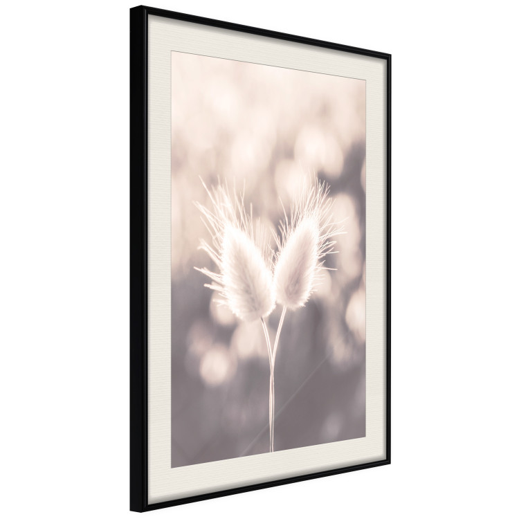 Wall Poster Land of Serenity - warm composition with delicate pink flowers 135827 additionalImage 2