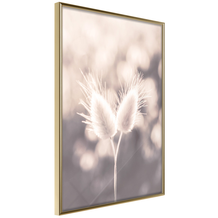 Wall Poster Land of Serenity - warm composition with delicate pink flowers 135827 additionalImage 23
