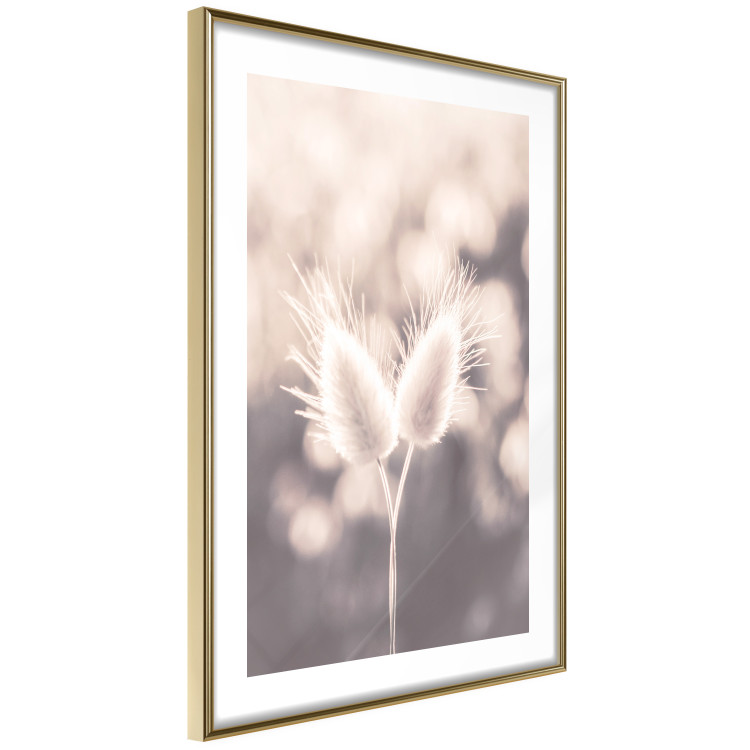 Wall Poster Land of Serenity - warm composition with delicate pink flowers 135827 additionalImage 20