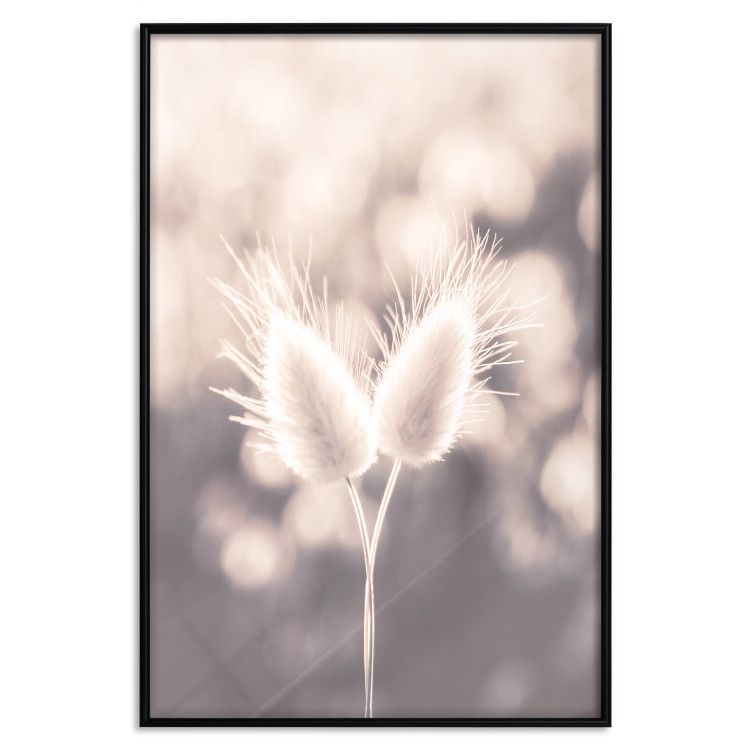 Wall Poster Land of Serenity - warm composition with delicate pink flowers 135827 additionalImage 17