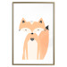 Wall Poster Cheerful Fox - colorful and amusing fox on a white contrasting background 138127 additionalThumb 16