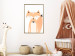 Wall Poster Cheerful Fox - colorful and amusing fox on a white contrasting background 138127 additionalThumb 21
