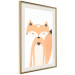 Wall Poster Cheerful Fox - colorful and amusing fox on a white contrasting background 138127 additionalThumb 7