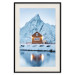 Poster Cottage in Norway - majestic winter landscape of a cottage against mountains 138727 additionalThumb 21