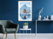 Poster Cottage in Norway - majestic winter landscape of a cottage against mountains 138727 additionalThumb 13