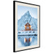 Poster Cottage in Norway - majestic winter landscape of a cottage against mountains 138727 additionalThumb 5