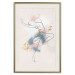Wall Poster Linear Woman - Drawing of a Dancing Ballerina and Delicate Watercolor Stains 145127 additionalThumb 15