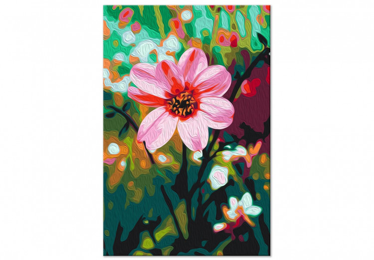 Paint by Number Kit Pinnate Cosmos - Pink Field Flower in the Midst of Colorful Nature 146727 additionalImage 3