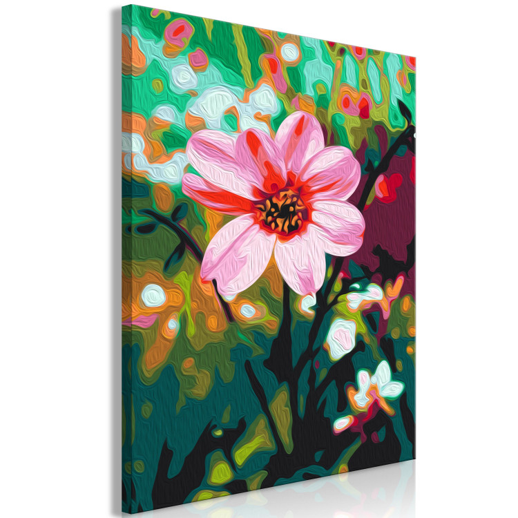 Paint by Number Kit Pinnate Cosmos - Pink Field Flower in the Midst of Colorful Nature 146727 additionalImage 4