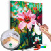 Paint by Number Kit Pinnate Cosmos - Pink Field Flower in the Midst of Colorful Nature 146727