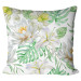 Decorative Microfiber Pillow A crisp spring - a subtle floral composition in the cottagecore style cushions 146827