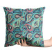 Decorative Velor Pillow Red and green teardrops - an intriguing composition in intense colours 147327 additionalThumb 2