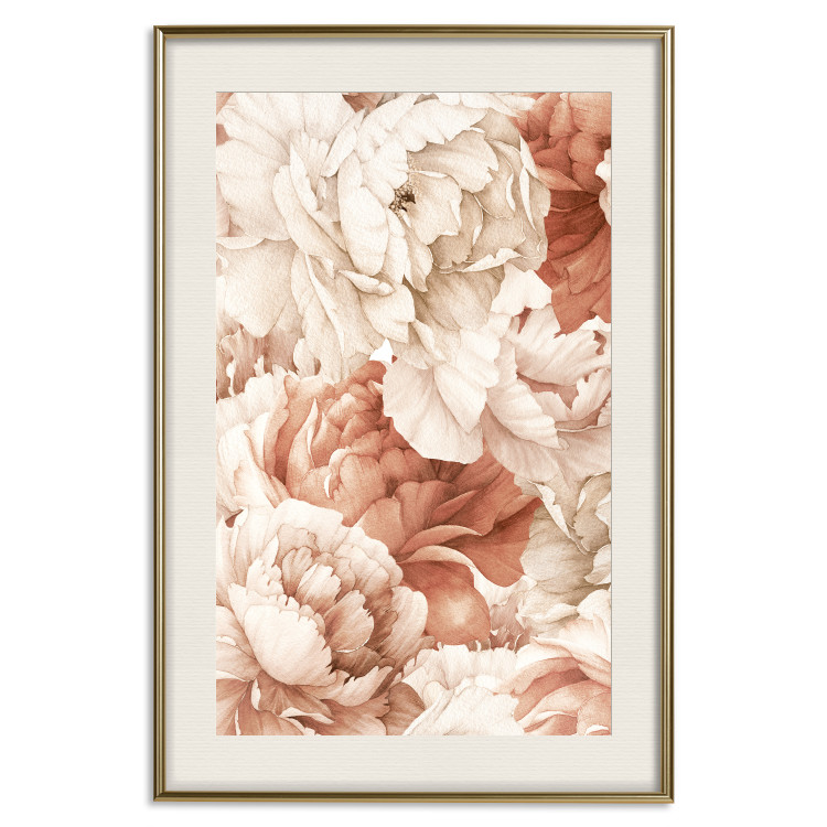 Poster Peonies - Decorative Flowers Painted With Watercolor in Bright Colors 149727 additionalImage 22