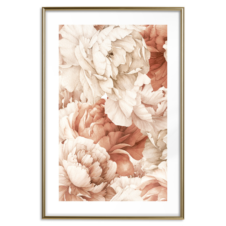 Poster Peonies - Decorative Flowers Painted With Watercolor in Bright Colors 149727 additionalImage 26