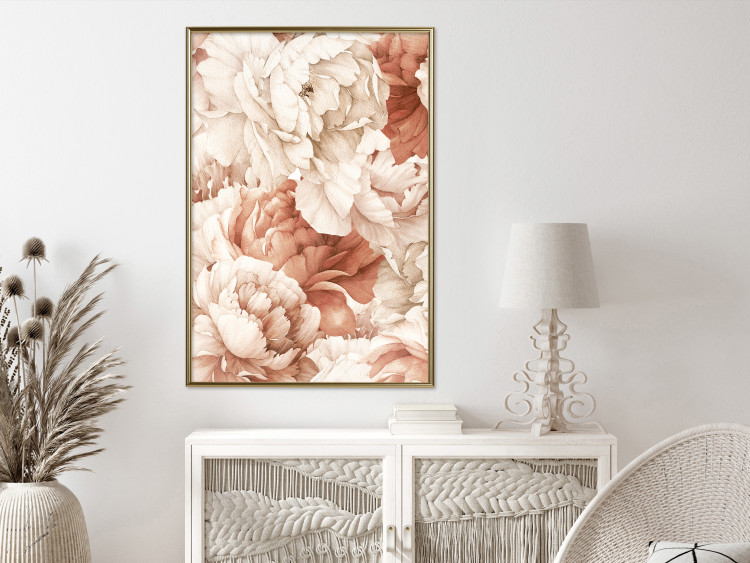 Poster Peonies - Decorative Flowers Painted With Watercolor in Bright Colors 149727 additionalImage 15
