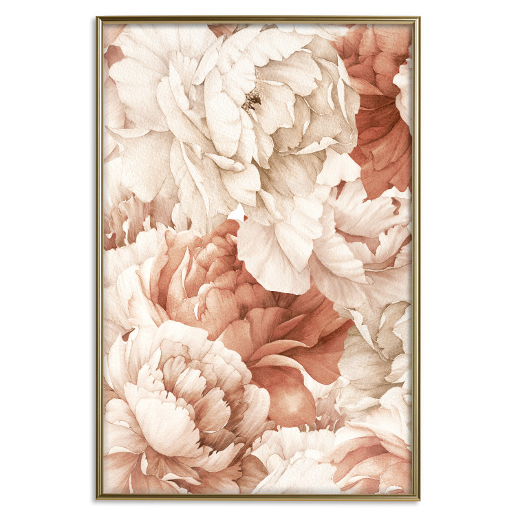 Poster Peonies - Decorative Flowers Painted With Watercolor in Bright Colors 149727 additionalImage 23