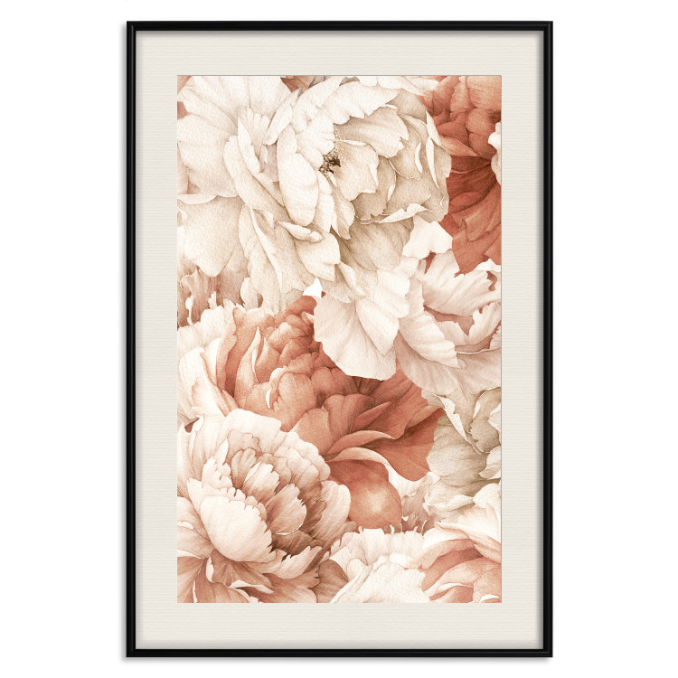 Poster Peonies - Decorative Flowers Painted With Watercolor in Bright Colors 149727 additionalImage 27