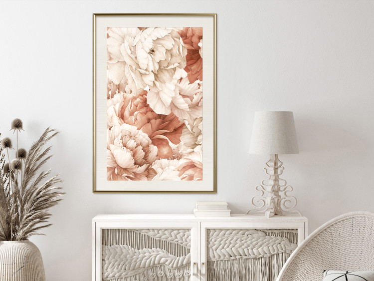 Poster Peonies - Decorative Flowers Painted With Watercolor in Bright Colors 149727 additionalImage 18