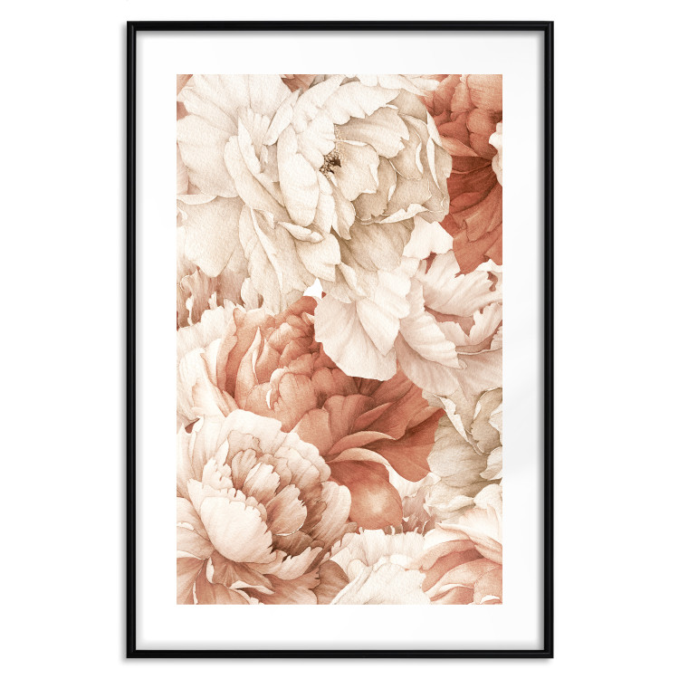 Poster Peonies - Decorative Flowers Painted With Watercolor in Bright Colors 149727 additionalImage 25
