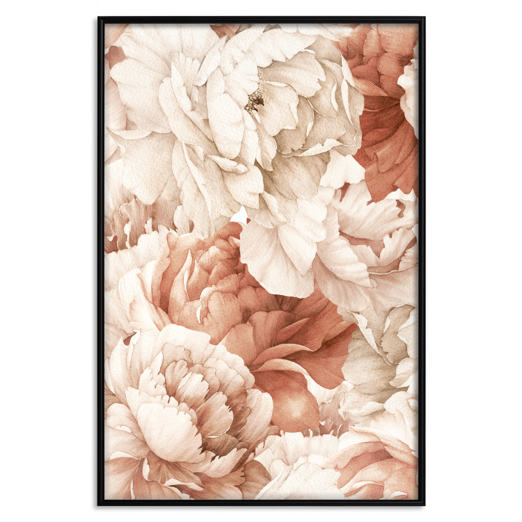 Poster Peonies - Decorative Flowers Painted With Watercolor in Bright Colors 149727 additionalImage 24