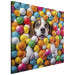 Canvas AI Beagle Dog - Animal Sunk in Colorful Balls - Square 150227 additionalThumb 2