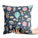 Decorative Velor Pillow Bunnies in the Clouds - Animals in the Night Sky Among the Stars 151327 additionalThumb 2