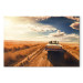 Large canvas print A Couple on a Journey - An American Expedition on Endless Roads [Large Format] 151527