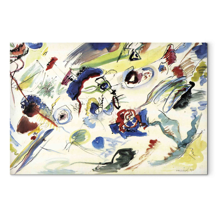 Art Reproduction Watercolor Drawings - Subtle Spots on a White Background According to Kandinsky 151627 additionalImage 7