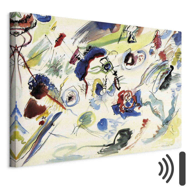 Art Reproduction Watercolor Drawings - Subtle Spots on a White Background According to Kandinsky 151627 additionalImage 8