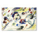 Art Reproduction Watercolor Drawings - Subtle Spots on a White Background According to Kandinsky 151627