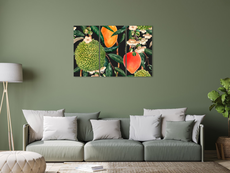 Canvas Print Exotic Fruits - A Colorful Composition of Tropical Vegetation 151827 additionalImage 3