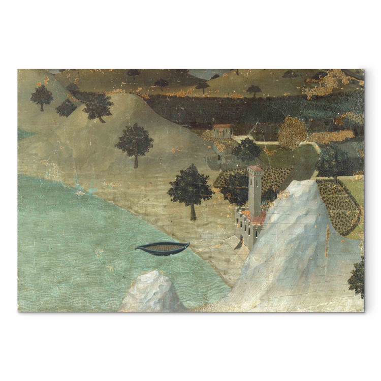 Reproduction Painting Landscape with castle on bank 152927
