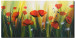 Canvas Art Print Mysterious Meadow of Poppies (1-piece) - green grass and red flowers 47227