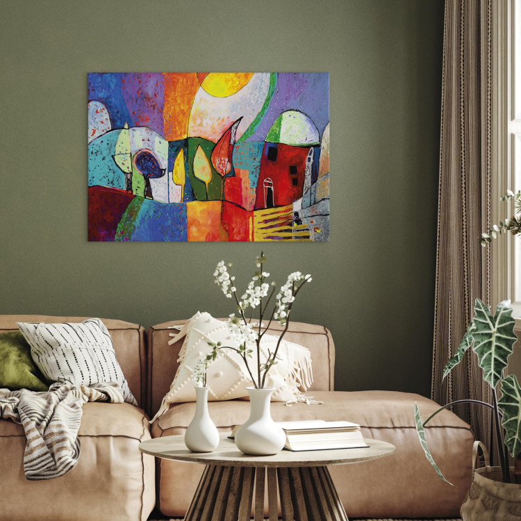 Canvas Art Print Spring town 49727 additionalImage 5