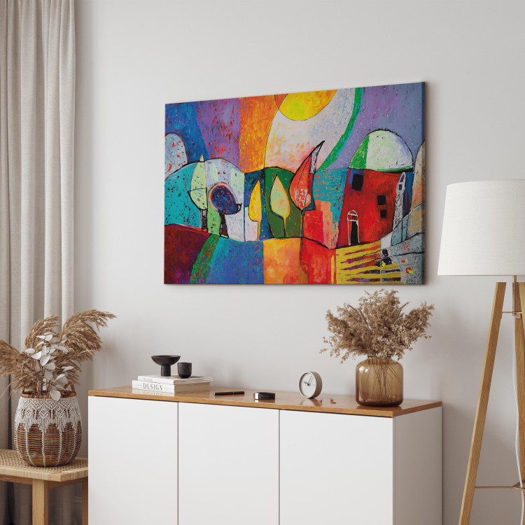 Canvas Art Print Spring town 49727 additionalImage 10