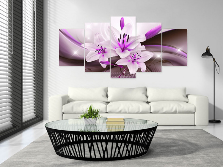 Canvas Art Print Violet Desert Lily 63927 additionalImage 3