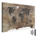 Canvas Print World Map: Wooden Mosaic 91927 additionalThumb 8