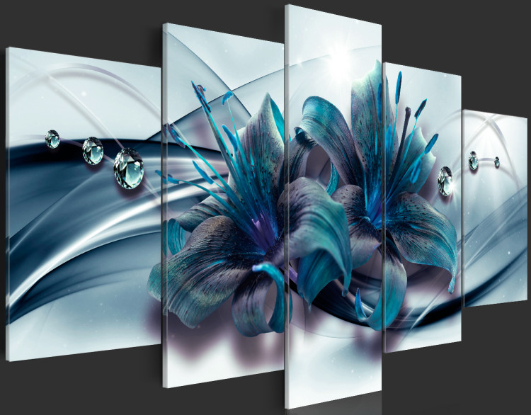 Acrylic print  Blue Lily [Glass] 93727 additionalImage 4