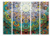 Room Divider Screen Colorful Stained Glass II - oriental mandala with very colorful pattern 98127 additionalThumb 3