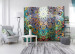 Room Divider Screen Colorful Stained Glass II - oriental mandala with very colorful pattern 98127 additionalThumb 2