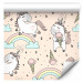Modern Wallpaper Unicorns with Ice Cream 108337 additionalThumb 1