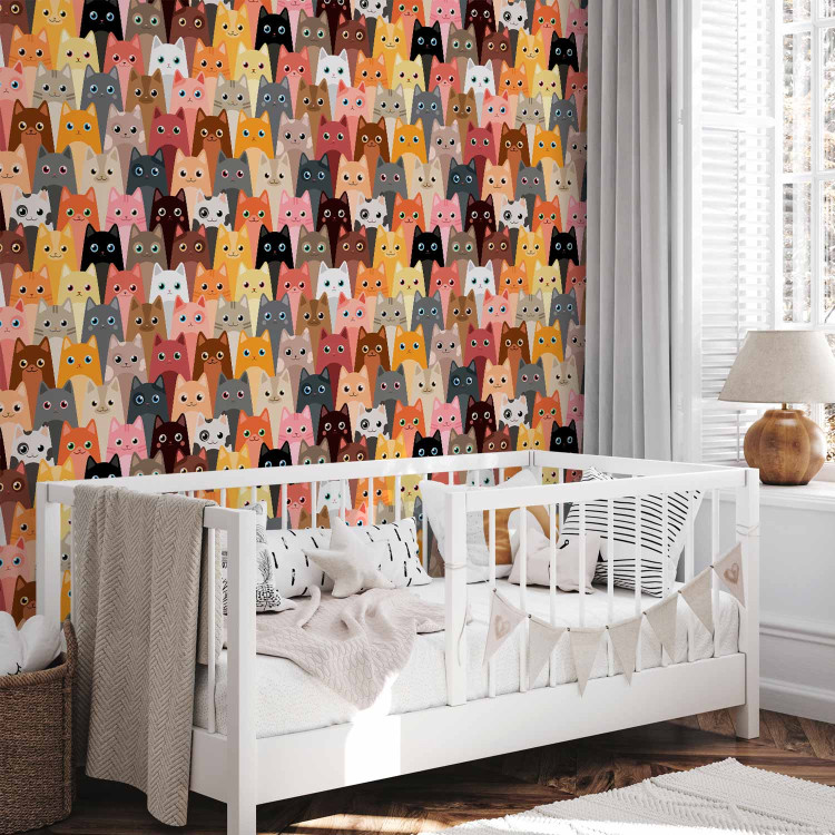 Modern Wallpaper Bunch of Cats 108437 additionalImage 4