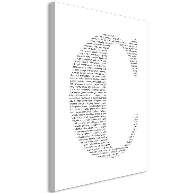 Canvas Print C for ... - the letter C composed of words starting with this letter 114837 additionalImage 2